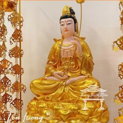 MÀU TRẮNG, Tôn tượng Tây Phương Tam Thánh 30cm cực đẹp 3 tượng 840485