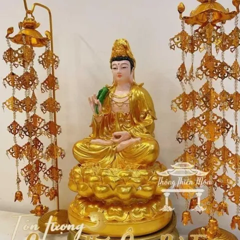 MÀU TRẮNG, Tôn tượng Tây Phương Tam Thánh 30cm cực đẹp 3 tượng 840485