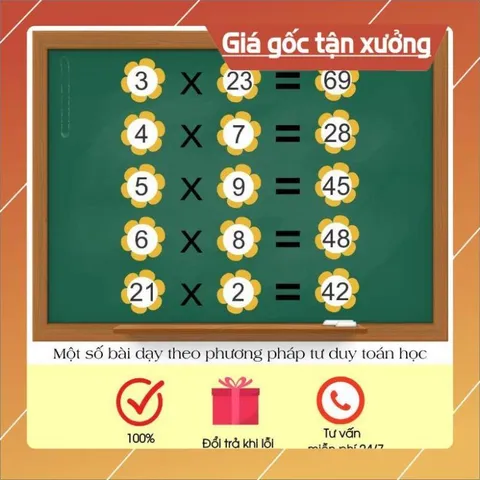 Bộ hoa số 0 đến 100 cắt sẵn ép platics có Nam châm lá sau 840489