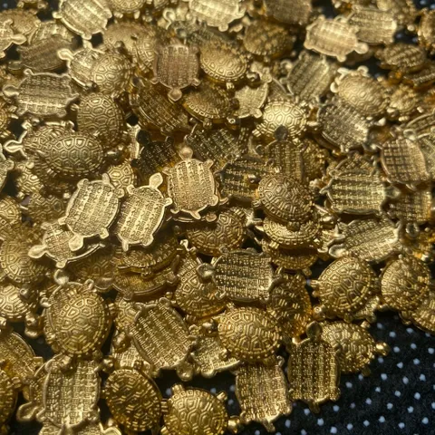 10 con  Rùa Mini Phong Thuỷ Kích Thước 1.4cm phong thuỷ đem may mắn 840490
