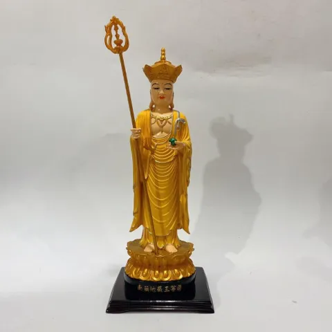 Tượng Địa Tạng Vương Bồ Tát Đứng Cao 30cm Nhiều Màu Bằng Composite 840509