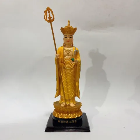 Tượng Địa Tạng Vương Bồ Tát Đứng Cao 30cm Nhiều Màu Bằng Composite 840509