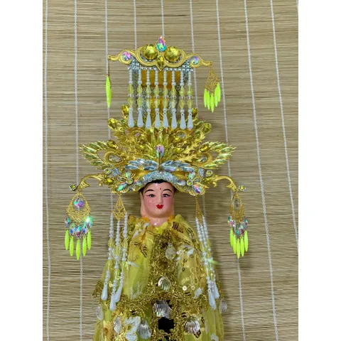 Áo Mão Diêu Trì, Chúa Xứ, Ngũ Hành màu vàng cao 42cm 840554
