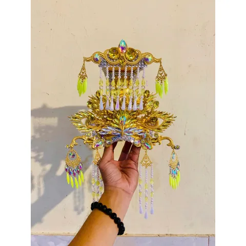 Áo Mão Diêu Trì, Chúa Xứ, Ngũ Hành màu vàng cao 42cm 840554