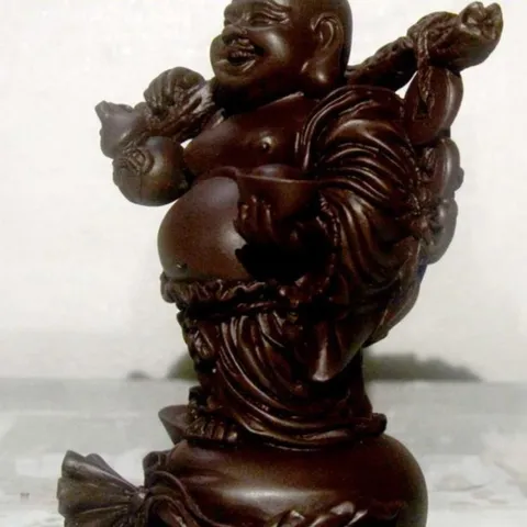Tượng ngài Di Lặc Bồ Tát cầm hồ lô cao 13cm-nhiều mẫu cực đẹp 840578