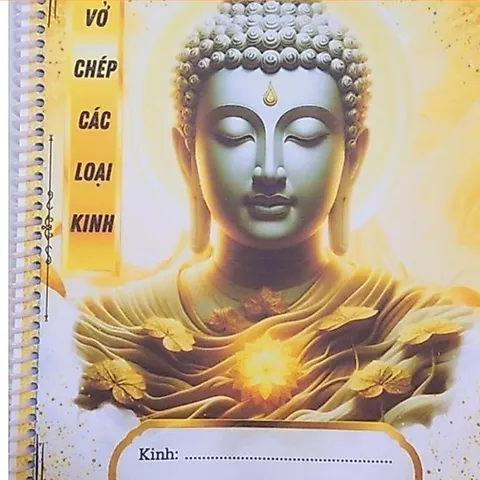 Tặng viết, vở chép kinh các loại trắng trơn khổ A4 lò xo mẫu TĐ