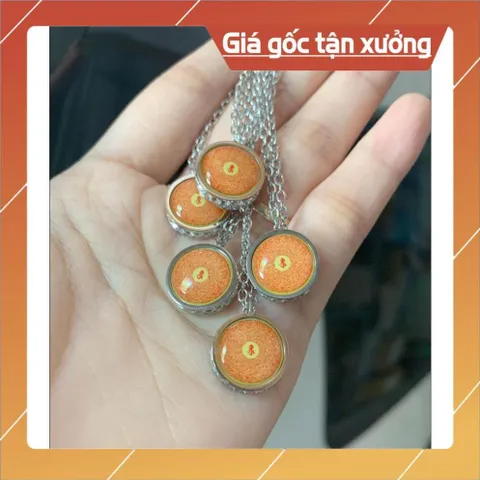 DÂY CHUYỀN CHÚ LĂNG NGHIÊM TITAN ĐÍNH ĐÁ(mặt dây 1.4cm) 840600