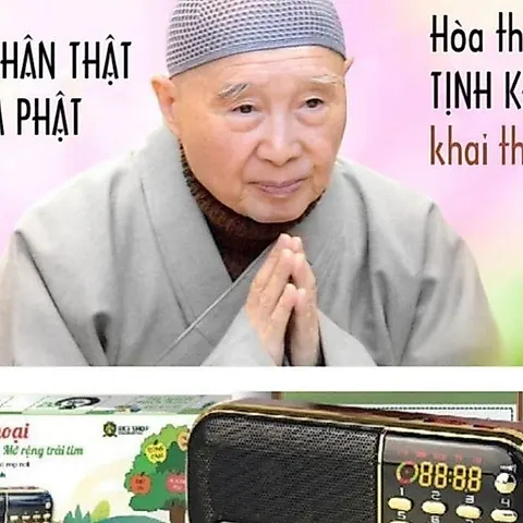 Đài nghe Lão Hoà Thượng Tịnh Không giảng Pháp  trọn bộ craven + thẻ + sạc +  sanh sách bài