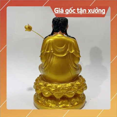 Tượng Đại Thế Chí Bồ Tát Ngồi 30cm Màu Vàng COMPOSITE 840617