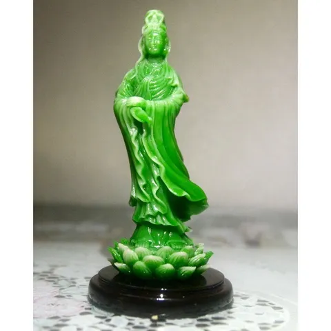 TƯỢNG NGÀI QUAN ÂM ĐỨNG 13CM COMPOSITE NHIỀU MÀU 840636