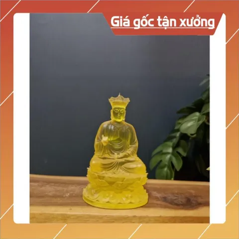 Tượng Địa Tạng vương bồ tát mini 7cm composite nhiều màu 840635