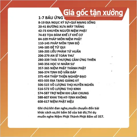 Thẻ 8G Chép Sẵn 617 Bài Tổng Hợp Pháp Môn Niệm Phật - Kinh Thiện Ác Nhân Quả, Trợ Niệm Khi Lâm Chung 840637