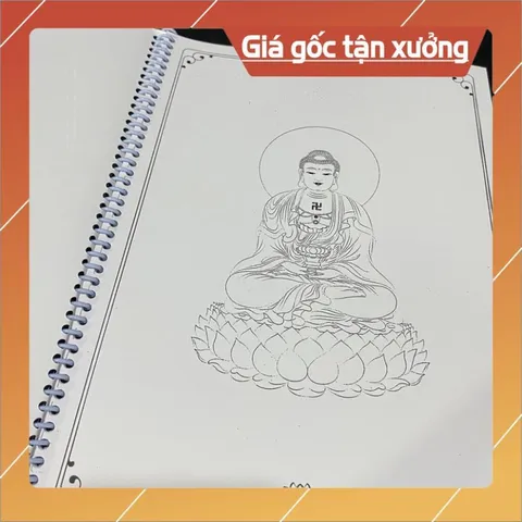 VỞ TÔ TRANH HÌNH ĐỨC PHẬT, BỒ TÁT A4 (TẶNG KÈM VIẾT) 840653