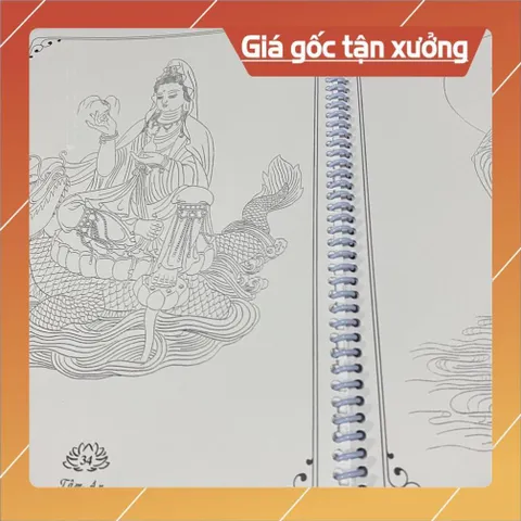 VỞ TÔ TRANH HÌNH ĐỨC PHẬT, BỒ TÁT A4 (TẶNG KÈM VIẾT) 840653
