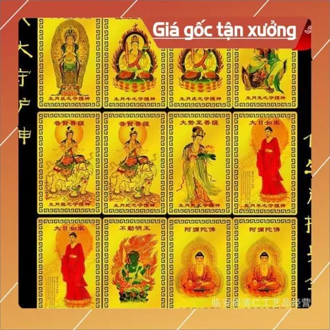 Kim Bài Phật Bản Mệnh - Phật A Di Đà - Bản mệnh 12 giáp - phật bản mệnh bỏ túi ví, ốp đt - Bình An, may mắn 2026 840695