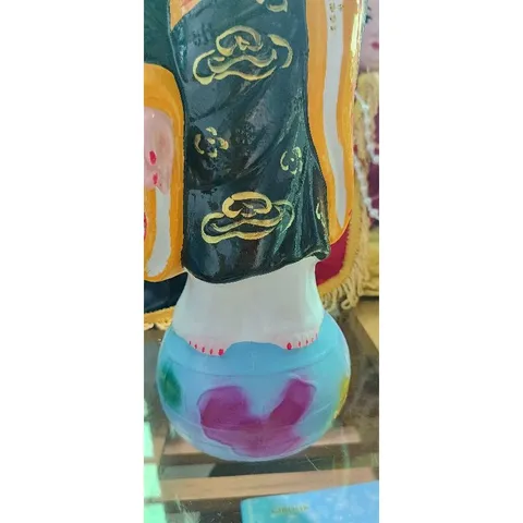 Tôn tượng Tượng Diêu trì phật mẫu đất nung 42cm 840701