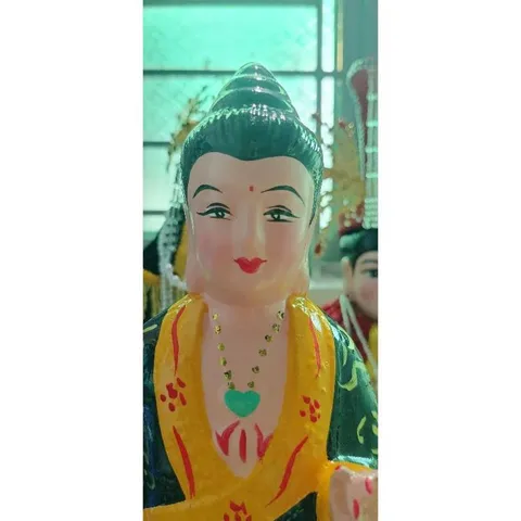 Tôn tượng Tượng Diêu trì phật mẫu đất nung 42cm 840701