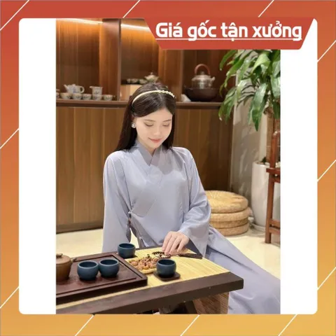 Áo Tràng Phật Tử - Vải kate cao cấp  mềm - dành cho nam và nữ đều măc được có hoả tốc 840737