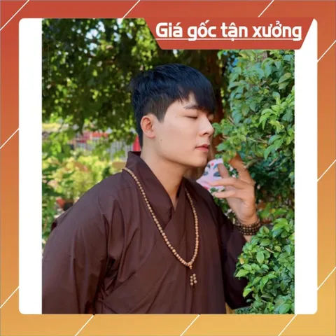 Áo Tràng Phật Tử - Vải kate cao cấp  mềm - dành cho nam và nữ đều măc được có hoả tốc 840737