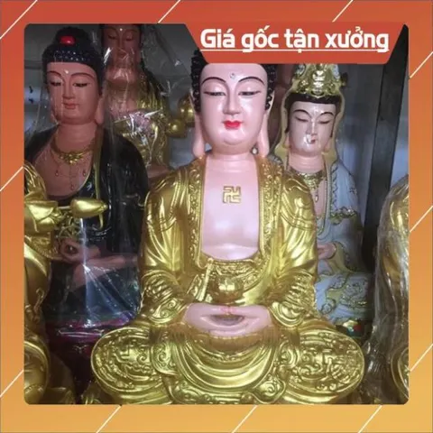 Tượng Phật A Di Đà ngồi cao 45cm vàng COMPOSITE 840786