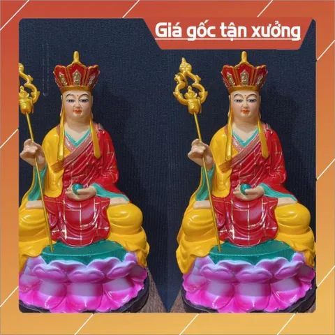 Tượng Địa Tạng Vương Bồ Tát Ngồi 17cm COMPOSITE 840798