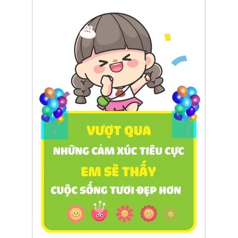 TỜ Các câu khẩu hiệu slogan hay khổ to A3 ÉP PLASTIC 840805