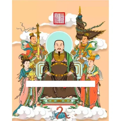 Khung Tranh HUYỀN THIÊN TRẤN VŨ size 25cm x 35cm đã có khung 840821