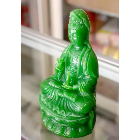 Tượng ngài Quan Thế Âm Bồ Tát ngồi cao 15cm-Nhiều mẫu NHIỀU MÀU 840860