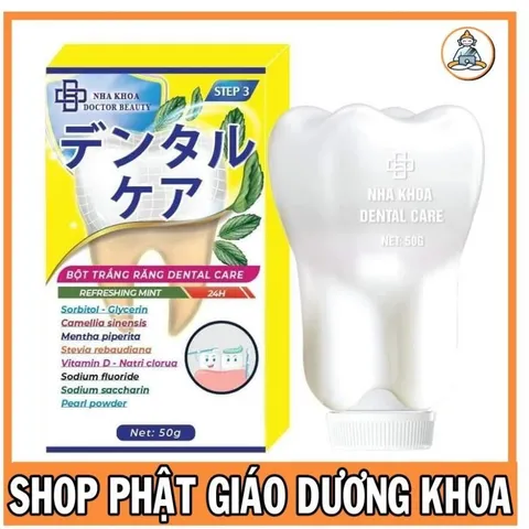 NƯỚC SÚC MIỆNG DENTALCARE, Bột trắng răng dental Kem đánh răng dental [Cam Kết Chính Hãng] 840856