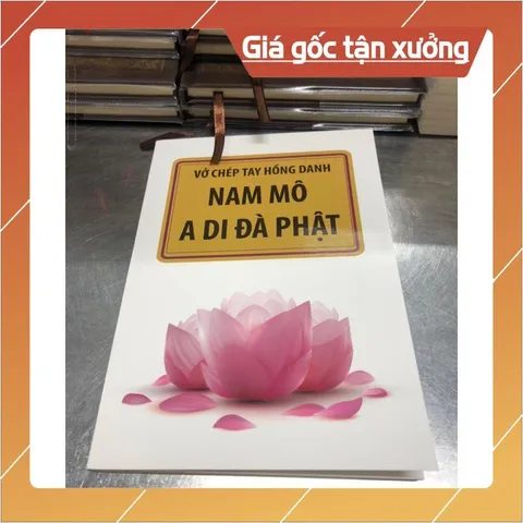 Vở chép hồng danh “Nam Mô Di Đà Phật” trắng trơn a5 840857