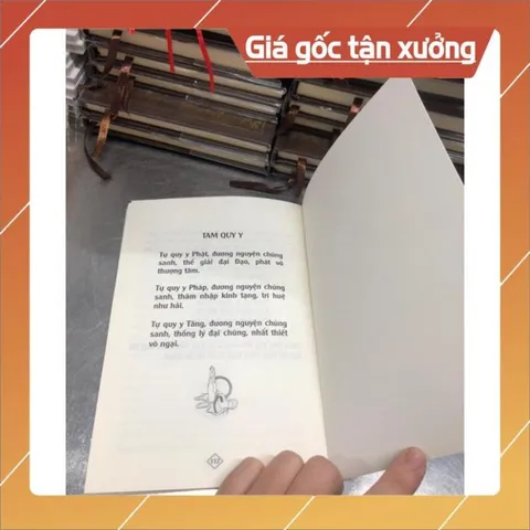 Vở chép hồng danh “Nam Mô Di Đà Phật” trắng trơn a5 840857