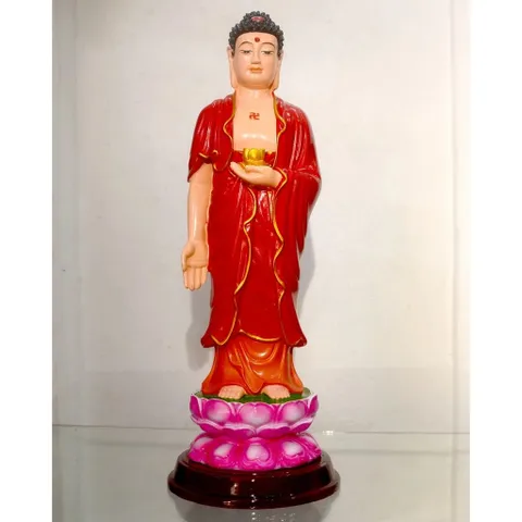 Tượng Đức Phật A Di Đà đứng cao 26cm-Nhiều mẫu composite 840858