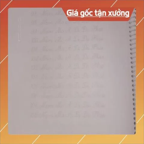 Sổ Tay In Mờ chép KINH PHẬT THUYẾT A DI ĐÀ KHỔ A4 LÒ XO