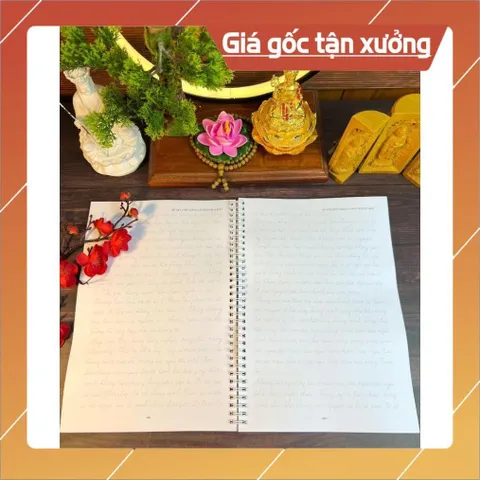 TRỌN BỘ 3 VỞ CHÉP KINH Lương Hoàng Sám in mờ - TẶNG 10 VIẾT 840867