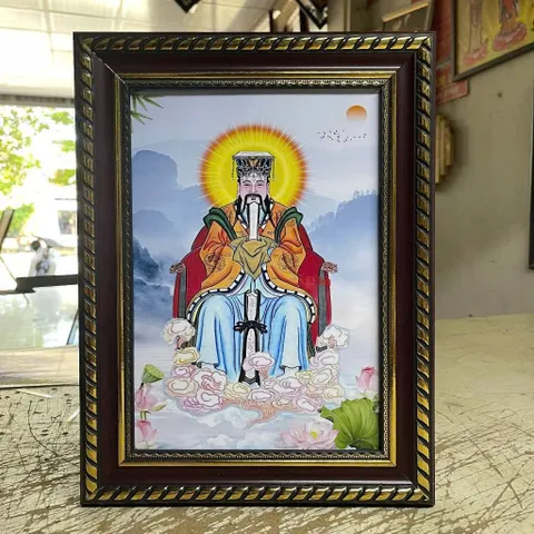 KHUNG TRANH THỜ CÚNG TRẠNG TRÌNH NGUYỄN BỈNH KHIÊM, CHA NGỌC HOÀNG THƯỢNG ĐẾ, CHA TRƯƠNG BỬU DIỆP NHIỀU SIZE ĐẸP 840900
