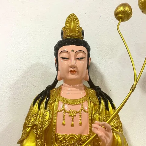 TƯỢNG Tây Phương Tam Thánh Ngồi 50cm Vàng COMPOSITE 840890