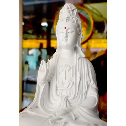 Tượng ngài Quan Thế Âm Bồ Tát ngồi cao 30cm-nhiều mẫu 840919