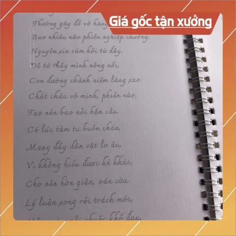 Sổ chép Kinh Dược Sư nét in mờ ( tặng kèm 1 bút + 4 ngòi )  CÓ HOẢ TỐC 840923