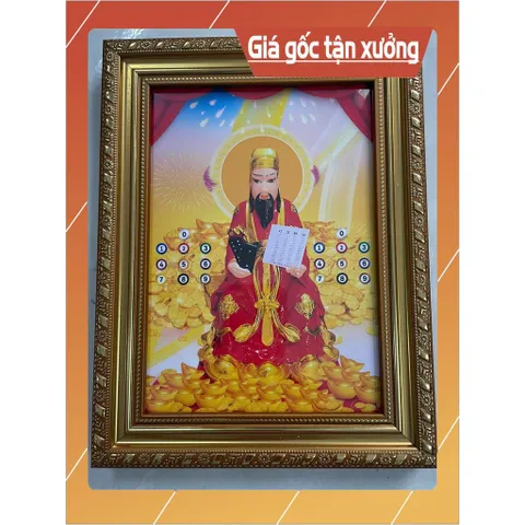 Khung Tranh thờ HỒN THIÊN SÔNG NÚI bền màu + Khung ảnh sáng đẹp 840937