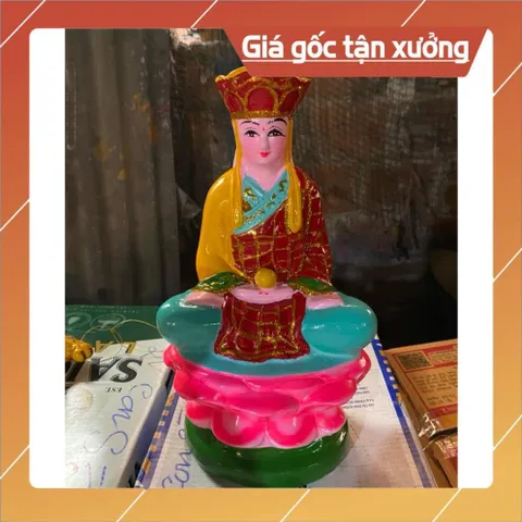 Tôn tượng địa tạng bằng đất nung 30cm  Ngồi Toà Sen 840958