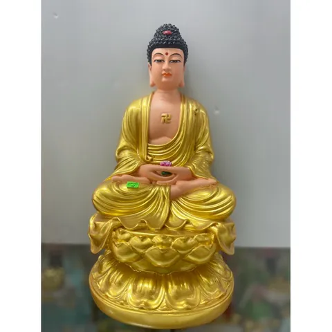 Bộ Tây Phương Tam Thánh, Tam Thế Phật, A Di Đà, Quan Âm, Đại Thế Chí chất liệu poly cao 30cm COMPOSITE 840979