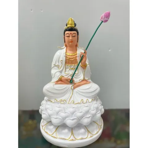 Bộ Tây Phương Tam Thánh, Tam Thế Phật, A Di Đà, Quan Âm, Đại Thế Chí chất liệu poly cao 30cm COMPOSITE 840979