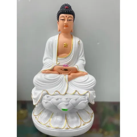 Bộ Tây Phương Tam Thánh, Tam Thế Phật, A Di Đà, Quan Âm, Đại Thế Chí chất liệu poly cao 30cm COMPOSITE 840979