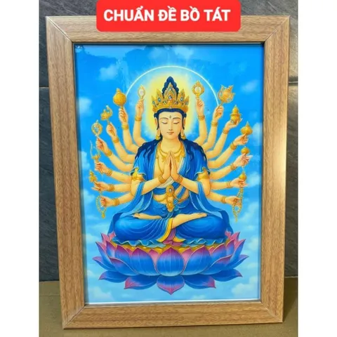 Khung  Tranh CHUẨN ĐỀ BỒ TÁT treo tường hoặc thờ cúng 840978