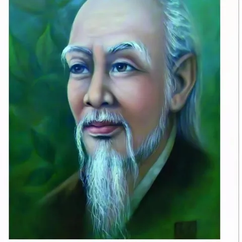 Tranh các vị Danh Y nổi tiếng - Hải Thượng Lãn Ông, Tuệ Tĩnh. đủ kích thước  CÓ HOẢ TỐC 841010