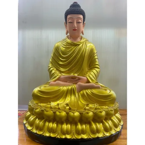 Tượng Bổn Sư Thích Ca Mâu Ni cao 30cm, 40cm, 45cm, 50cm COMPOSITE CAO CẤP 841008