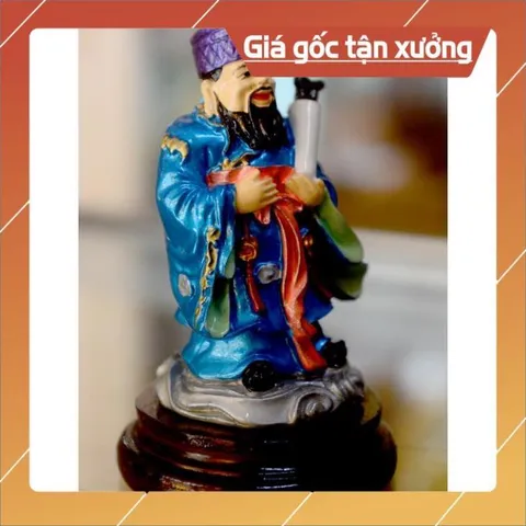 Bộ tượng Tam Đa-Ba ông Phúc Lộc Thọ có đế cao 9cm