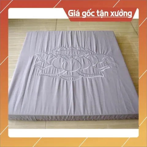 Tọa cụ vuông ngồi thiền mút tốt 48cm x 50cm dày 5.5cm cao cấp 841038