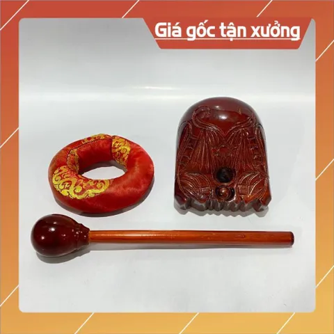 Mõn Nâu Tụng Kinh Niệm Phật Việt Nam Tiếng Ấm Vang  Tặng Dùi Và Tấm Đệm Lót có 3 size 841045
