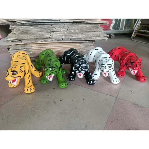Tôn Tượng Ngũ Hổ - 5 Ông Hổ Đất Nung dài 30cm cao 15cm 841083